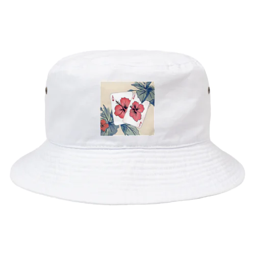 トランプ　ハイビスカス Bucket Hat