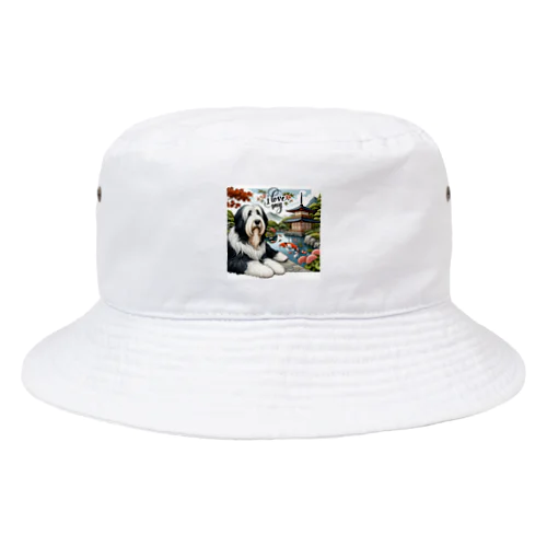 ビアデッドコリーの日本風景コレクション Bucket Hat