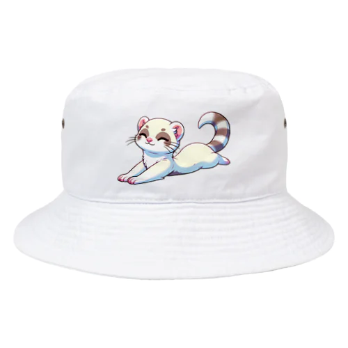 のんびりフェレットちゃん🐾 Bucket Hat