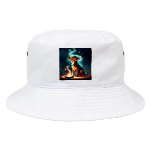 魔法を使う犬のグッズ Bucket Hat