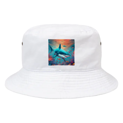 サメさん Bucket Hat