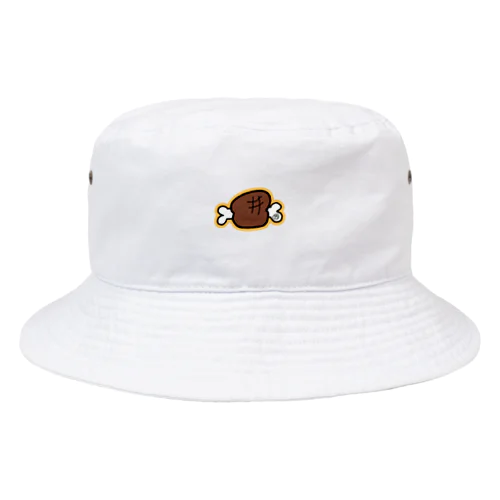 村人Nの骨付き肉 Bucket Hat