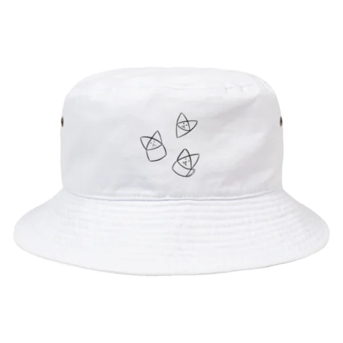 リボンネコの帽子 Bucket Hat