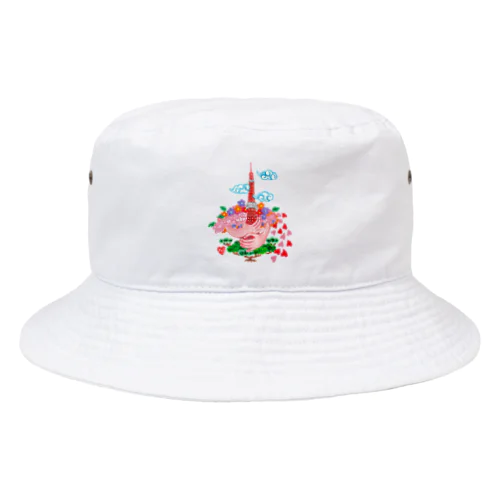 hugシリーズ　東京タワーをハグしちゃお！ Bucket Hat