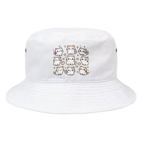 Kitty Love Galaxy Bucket Hat