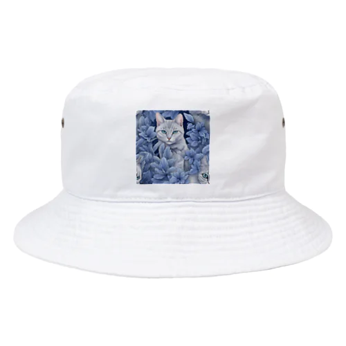 サルビア猫　 Bucket Hat