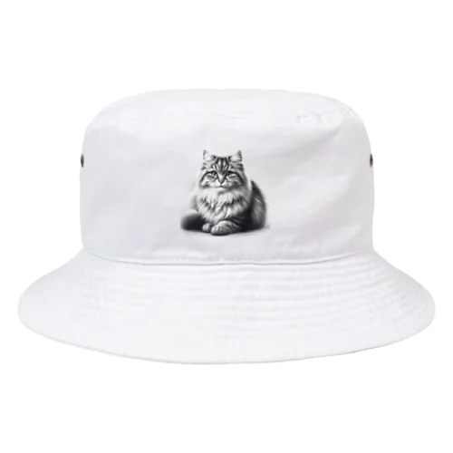 ふさふさの王者 Bucket Hat