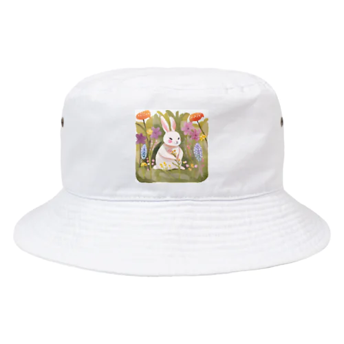 ウサギの遠足 Bucket Hat