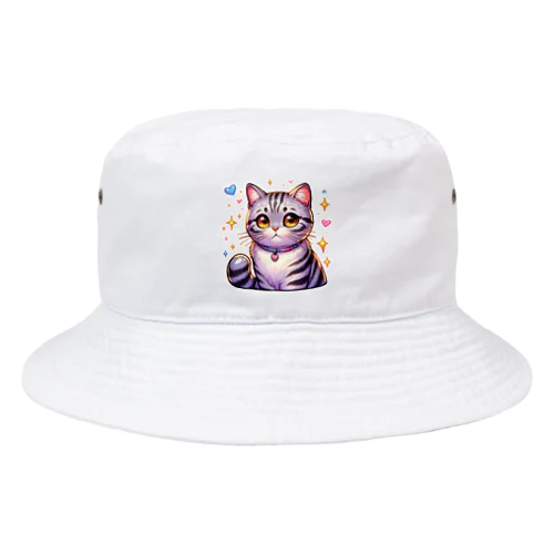 アメショーのメイちゃん　キュート猫シリーズ Bucket Hat