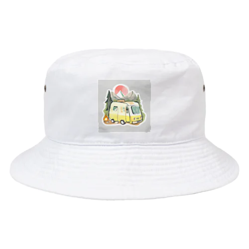 おしゃれキャンプイラスト Bucket Hat