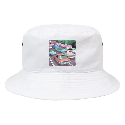 アニメーション　車 Bucket Hat