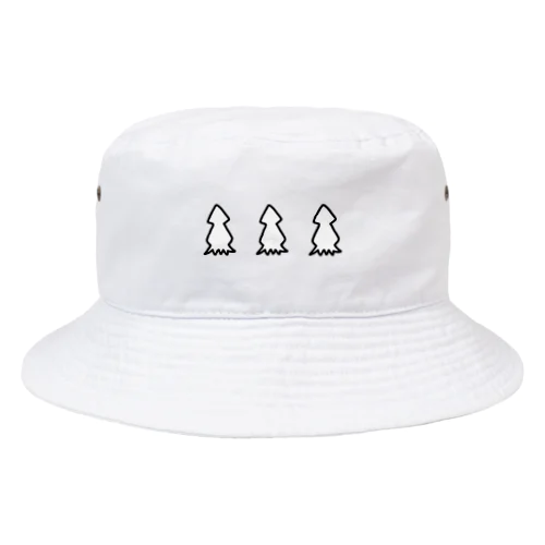 イカです Bucket Hat
