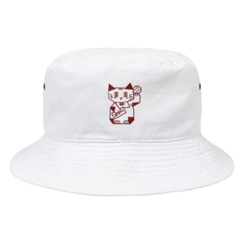 しかくい招き猫 Bucket Hat