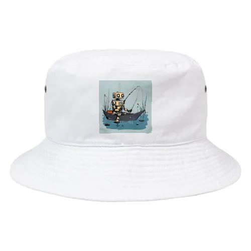 釣りロボット Bucket Hat