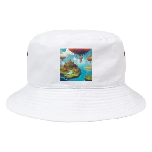  幻想の浮遊アイランド コレクション（Fantastical Levitating Islands Collection） Bucket Hat