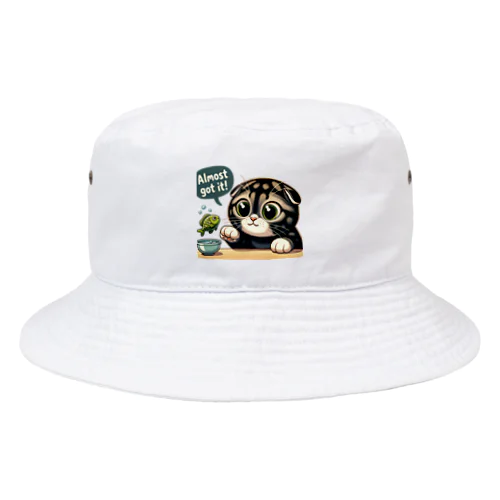 まる耳ねこのほっこり時間 Bucket Hat