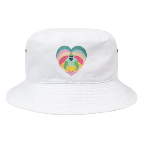 ハートゴリラ Bucket Hat