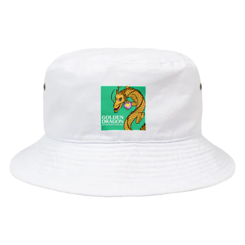 幸せの金龍さん（緑） Bucket Hat