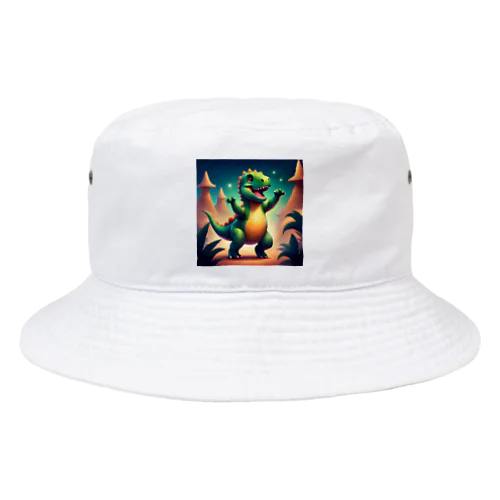 恐竜のダンス Bucket Hat