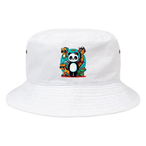 パンダと仲間たち Bucket Hat