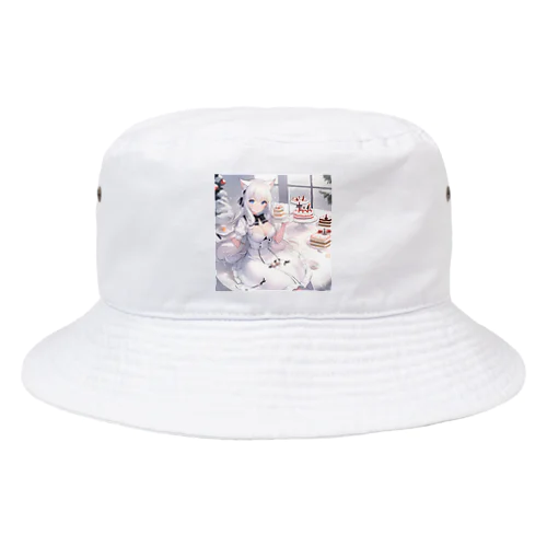 ホワイトクリスマス Bucket Hat