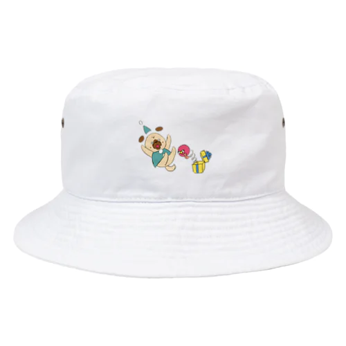 鼻ペチャクリスマス　パグ Bucket Hat