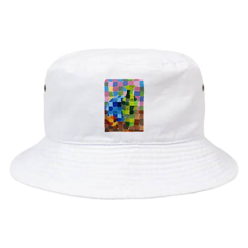 カラフルグリッド・コレクション Bucket Hat