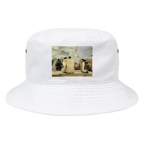 ラブラブペンギン Bucket Hat