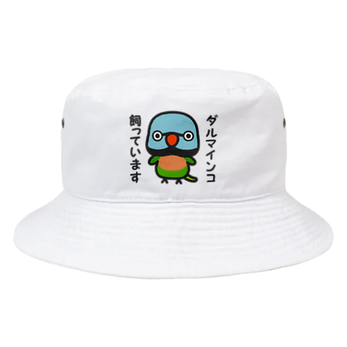 ダルマインコ飼っています（オス） Bucket Hat