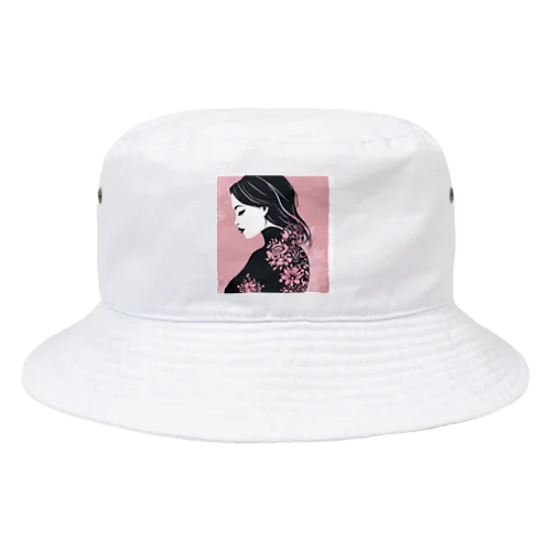 キレイな女性のシルエット Bucket Hat