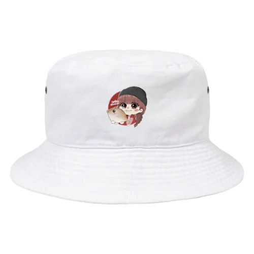 こしっちゃんカワハギバージョン Bucket Hat