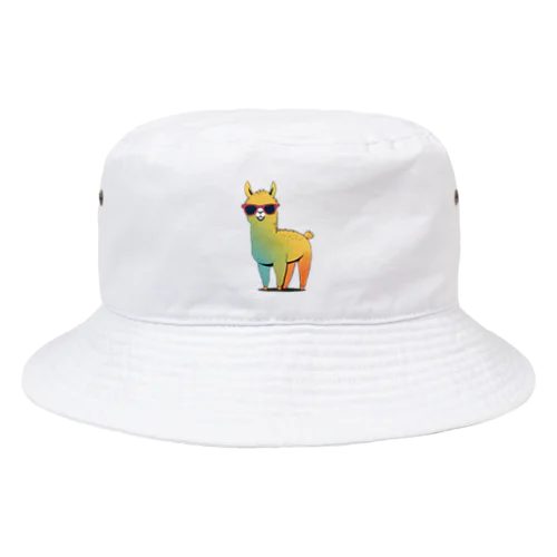 アルパカサングラス【カラフルキュート】 Bucket Hat