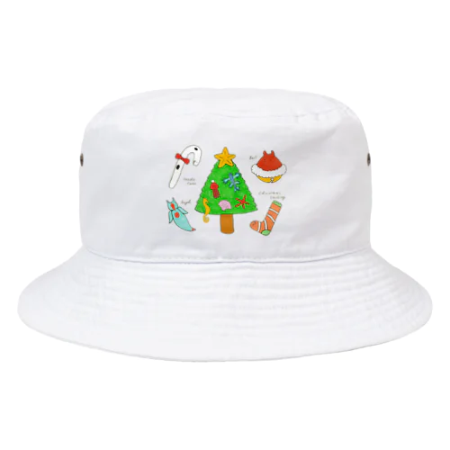 [森図鑑] 海洋生物のクリスマスパーティ Bucket Hat