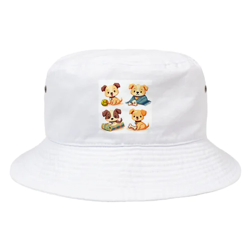 イラスト絵　イヌ Bucket Hat