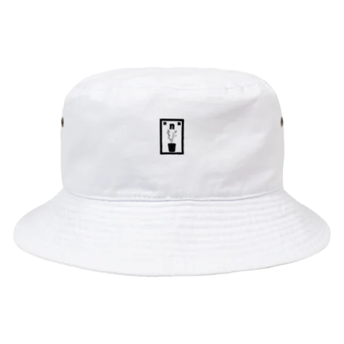 １日5分だけch.モノクロロゴ Bucket Hat