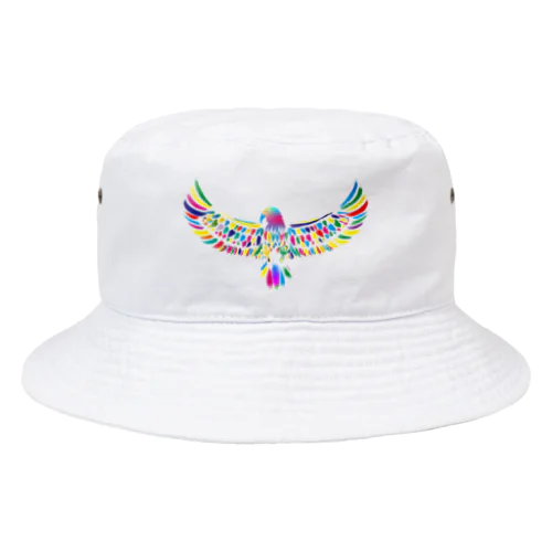 ビビッドなイーグル Bucket Hat