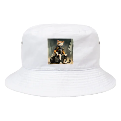 予知ミケ Bucket Hat