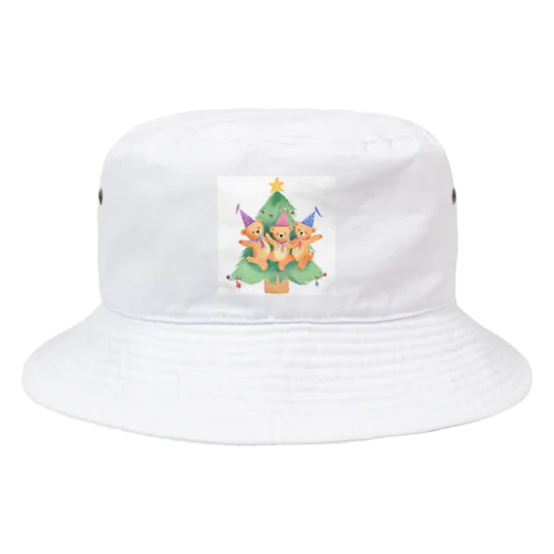 クリスマスベアーズ Bucket Hat