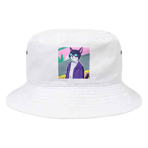 ヌコ博士 Bucket Hat