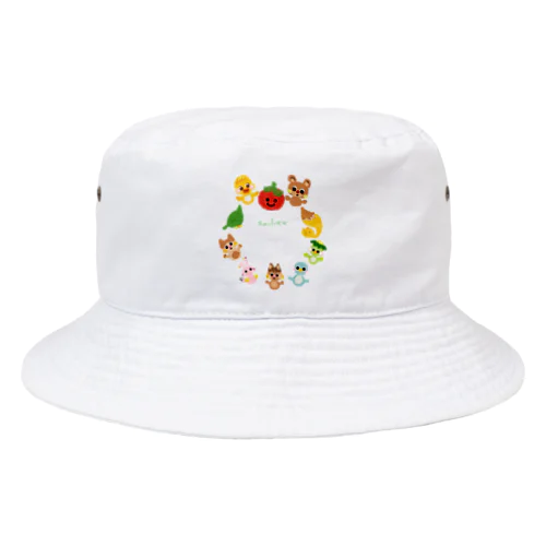 cutefriends_仲間 Bucket Hat