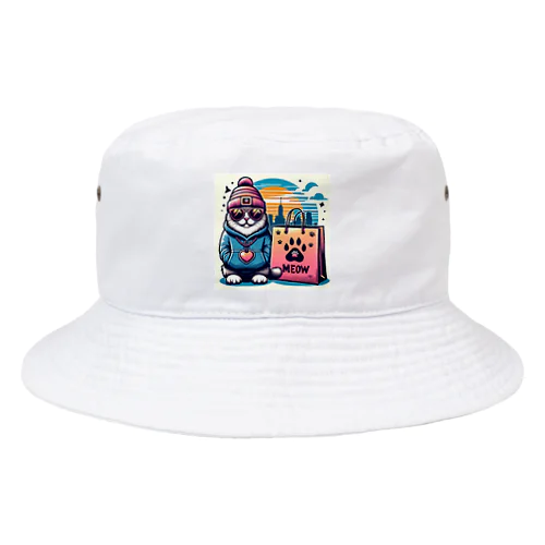 猫のシティライフ Bucket Hat