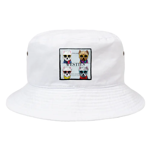 westieのグッツ作りました Bucket Hat