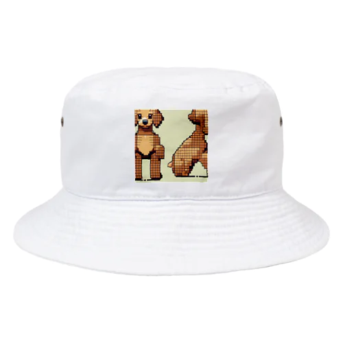 ドッド絵　トイプードル Bucket Hat