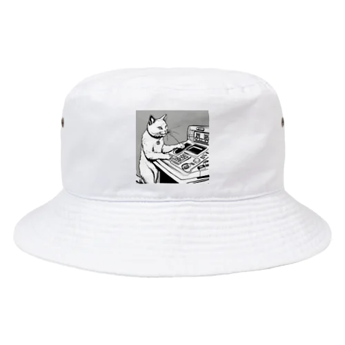 ボタン猫（シリアス） Bucket Hat