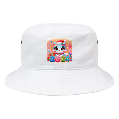 新年を迎える猫  2024 Bucket Hat