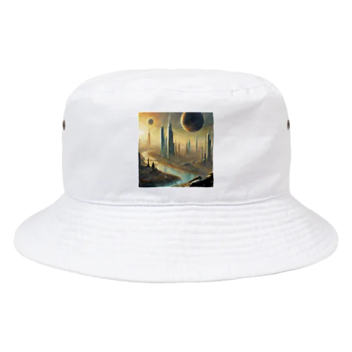 惑星と近未来都市 Bucket Hat