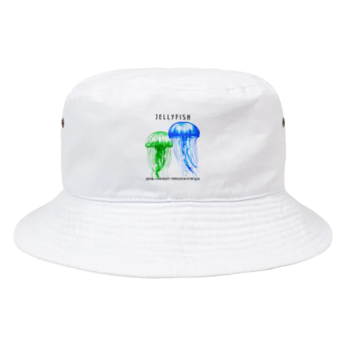 心静まるクラゲ！（淡色用） Bucket Hat