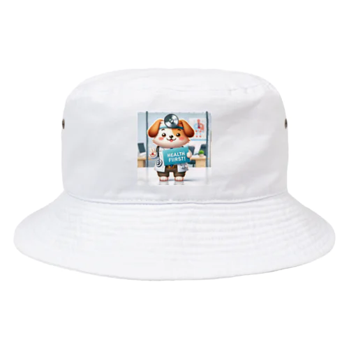 健康第一の犬 Bucket Hat