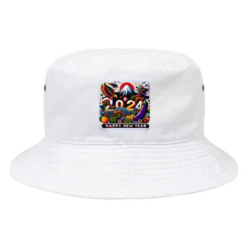 2024年　ハッピーニューイヤー Bucket Hat