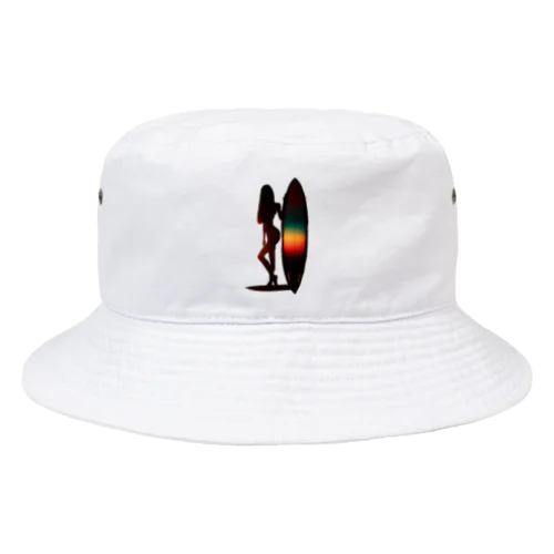 サーフィン女子 Bucket Hat